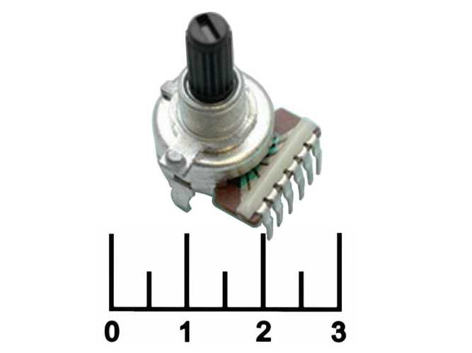 Резистор переменный 2*50 кОм B YRV-12T1 (+66)
