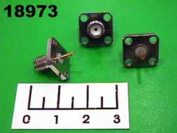 Разъем SMA гнездо в панель под 4 винта 814