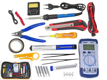 Набор для пайки Soidering iron kit (23 предмета)