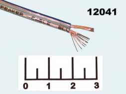Кабель акустический 2*0.35 blue line прозрачный (01-6202-3)