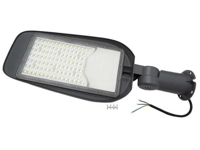 Светильник светодиодный консольный 220V 70W 5700K белый холодный 126LED Wolta IP65 STL-70W05