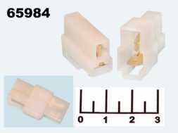 Разъем 2pin в комплекте 6.3мм боковой ключ DJ7021-6.3-21/11