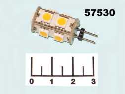 Лампа светодиодная 12V 1.2W G4 3000K белый теплый 9LED Uniel