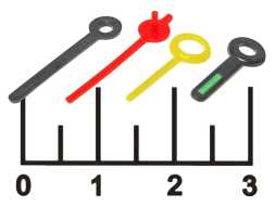 Стрелки для часового механизма будильника