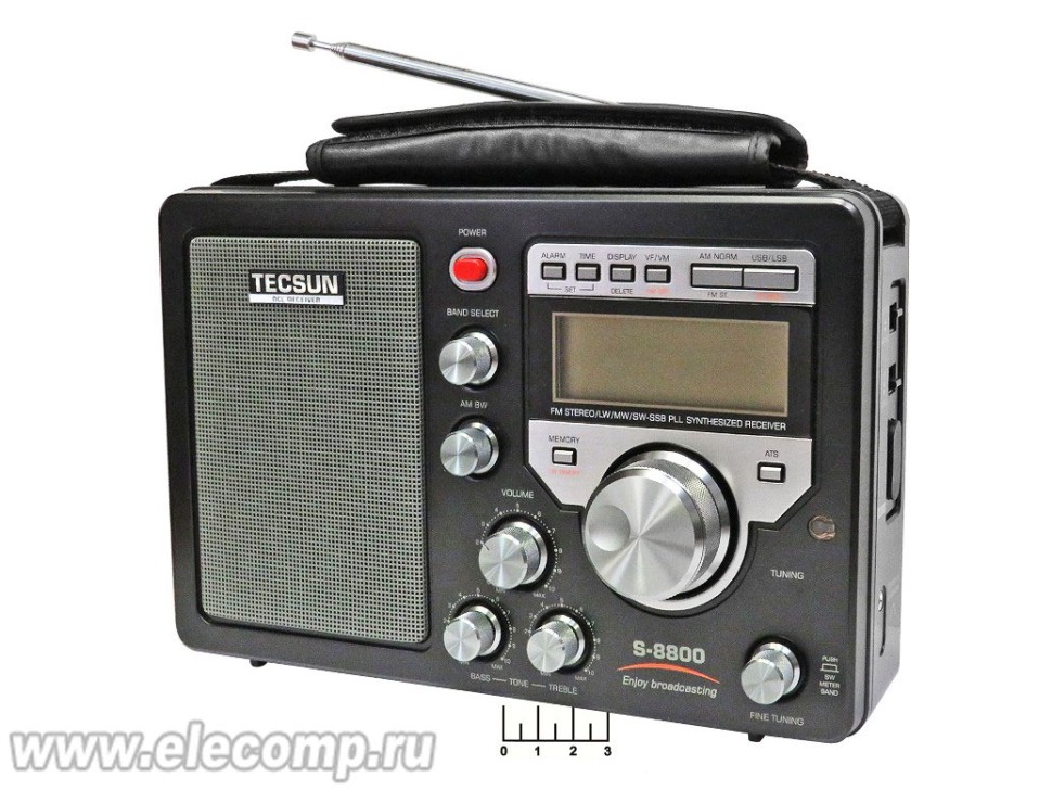 Радиоприемник Tecsun S-8800 аккумуляторный + ПДУ