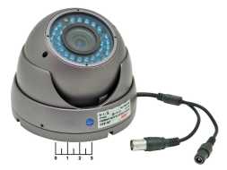 Видеокамера JK-950 купольная + ИК-подсветка