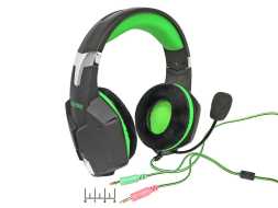 Наушники (гарнитура) Rush Viper SBHG-2100 с микрофоном 2 штекера 3.5мм 3м