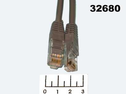 Шнур 8P8C-8P8C (RJ-45) 7.5м Premier (патч-корд) (UTP)