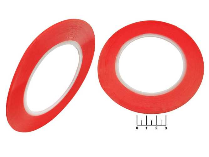 Скотч двухсторонний 2мм*0.2мм*25м прозрачный (акриловый) Touch Screen