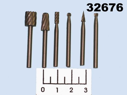 Набор боров стальных FIT 36477 (6 штук)