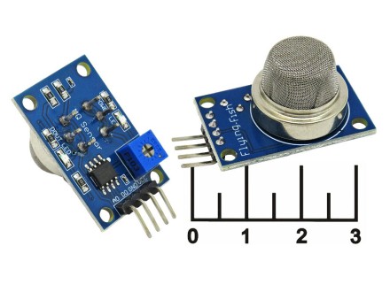 Радиоконструктор Arduino датчик угарного газа на плате MQ-5