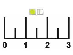 Светодиод LED 1.6W 6V 165lm 6500K (3030) SMD
