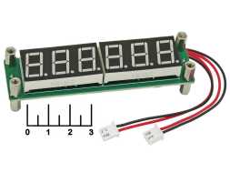 Радиоконструктор измеритель частоты сигнала от 0.1 до 65 МГц XQ0027-02 (зеленый)