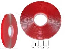 Скотч двухсторонний 6мм*5м прозрачный (акриловый) 3M-New 6009F