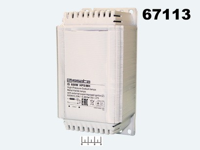 Дроссель для металлогалогенных/натриевых ламп 600W MH/HPS