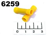 Клеммник круглый соединитель 4-6мм желтый (BV5)