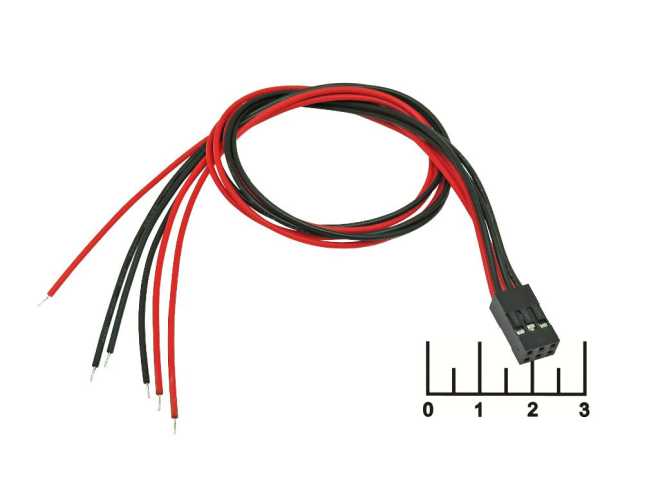 Разъем 6pin гнездо на проводе 30см (BLD2х03)
