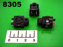 Разъем mini DIN 4pin гнездо