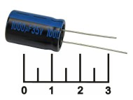 Конденсатор электролитический ECAP 1000мкФ 35В 1000/35V 1321 105C (TK)