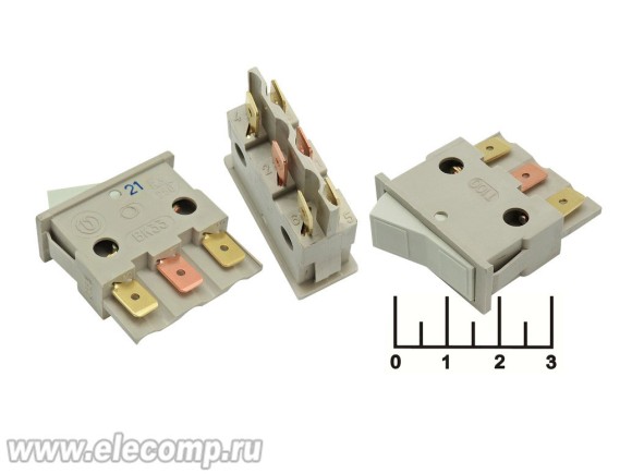 Выключатель 250/6.3 ВК-33 серый 6 контактов Н19 (Б22181-20) (100С)