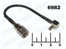 Переходник TS9 штекер угол/FME штекер 20см