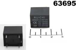 Реле =12V 10A/250V HRS4H-S-DC/T73-12VDC (833H)