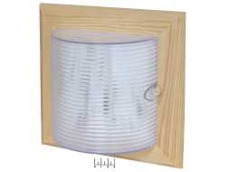 Светильник для лампы GX53 накладной квадрат (110*260) клен IP65 НББ 03-60-012 TP53R1ECA