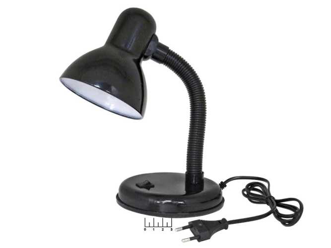 Светильник настольный Uniel TLI-204 без лампы (черный)