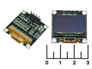 Радиоконструктор дисплей для Arduino 0.91" 128*64 OLED белый (JMD096-1315-W) 4PIN