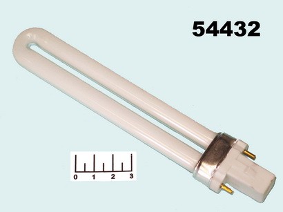 Лампа ультрафиолетовая 9W G23 365нм UV-9W (E) (1 лампа)