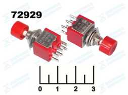 Кнопка без фиксации 6 контактов TS-009