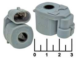 Соленоид =12V 2 Ом (серый) d-9