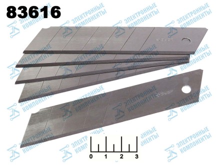 Лезвие для ножа 25мм 09710-25-5 Зубр (5 штук)