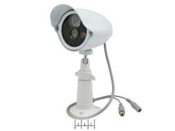 Видеокамера EC-576B цветная с блоком питания + ИК-подсветка