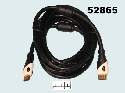 ШНУР HDMI-HDMI 3М GOLD ПЛАСТИК (ФИЛЬТР) DAYTON (7-0030)