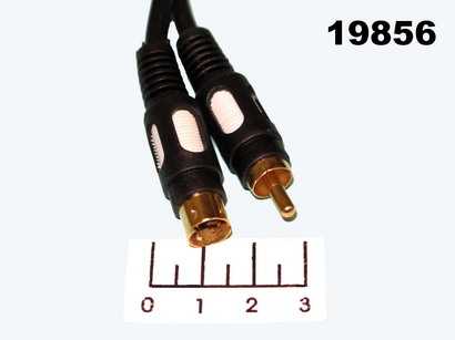 Шнур 1RCA-mini DIN 4pin 5м gold пластик Premier
