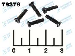 Винт для ноутбука М2.5*10мм черный (1 штука)