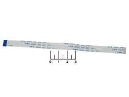 Шлейф 150*10 8pin шаг 1мм обратный