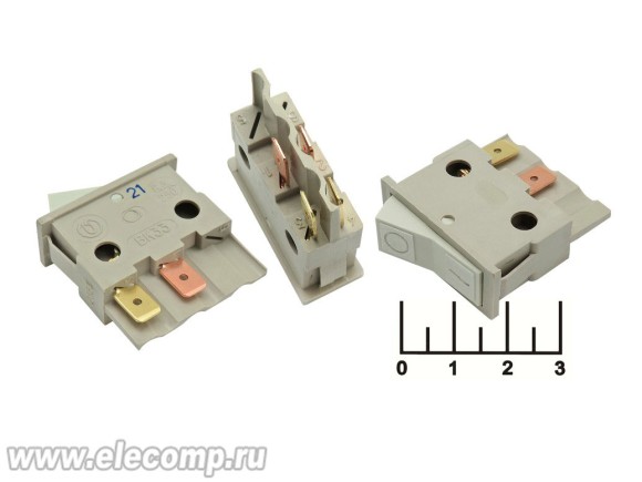 Выключатель 250/6.3 ВК-33 серый 4 контакта Б19 (Б20181-20) (55С)
