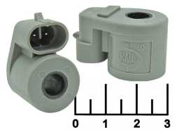 Соленоид =12V 2 Ом (Rail) (серый) d-9/9