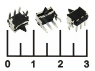 Микропереключатель движковый 3-х позиционный 3 контакта угол DS-011