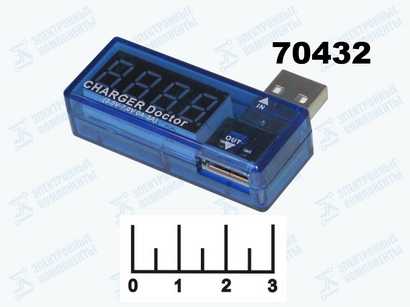 Тестер для измерения тока и напряжения USB-порта 7V 3A Charger Doctor