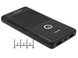 Power Bank 2USB 5V 2.1A 10Ah - вход micro USB Perfeo Splash PF_B4296
