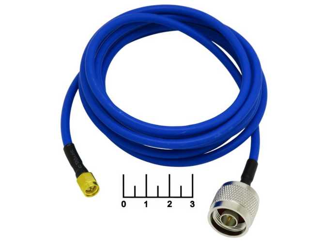 Шнур SMA штекер-N штекер 2м gold (OT-PCK32)