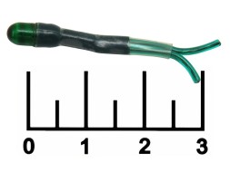 Лампа для гирлянды 6V 80mA 5мм (зеленая)