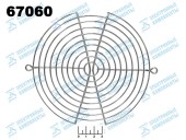 Решетка для вентилятора 170*170мм (ZW150-YBKK)