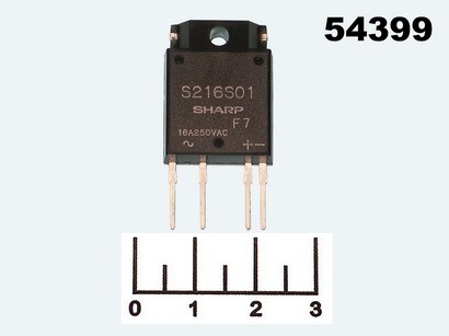 Оптореле 1.2-1.4VDC 16A/250VAC S216S01