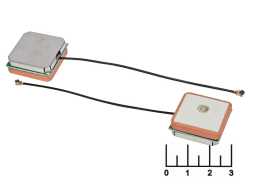 Антенна GPS Glonass-02 UFL 10см