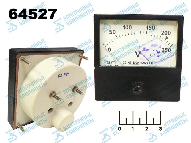 Измерительная головка вольтметр 250V 80*80мм AC М42300