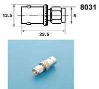 Переходник SMA штекер/BNC гнездо 820